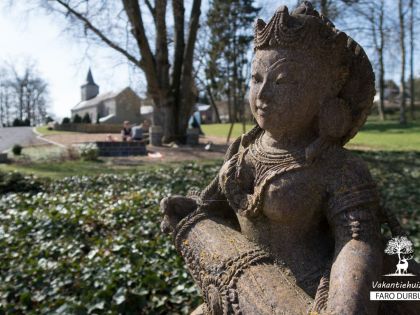 Kasteel van Hare Krishna vlakbij vakantiehuizen Faro Durbuy